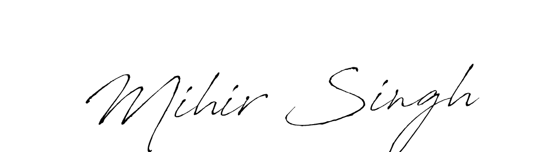 Make a beautiful signature design for name Mihir Singh. Use this online signature maker to create a handwritten signature for free. Mihir Singh signature style 6 images and pictures png