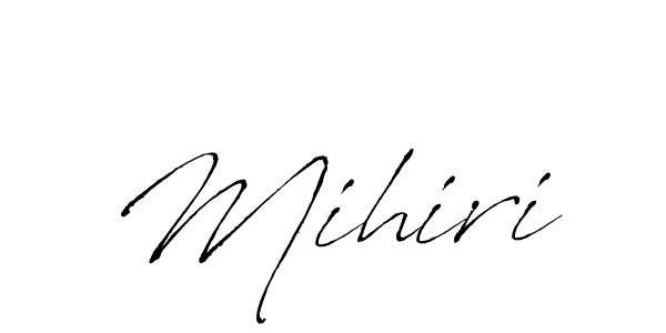 You should practise on your own different ways (Antro_Vectra) to write your name (Mihiri) in signature. don't let someone else do it for you. Mihiri signature style 6 images and pictures png