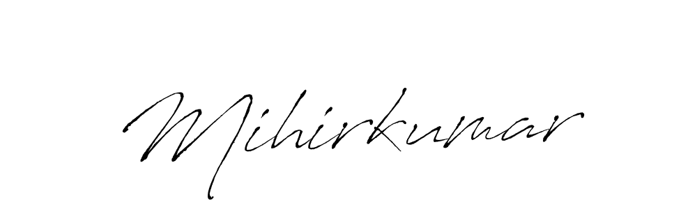 It looks lik you need a new signature style for name Mihirkumar. Design unique handwritten (Antro_Vectra) signature with our free signature maker in just a few clicks. Mihirkumar signature style 6 images and pictures png