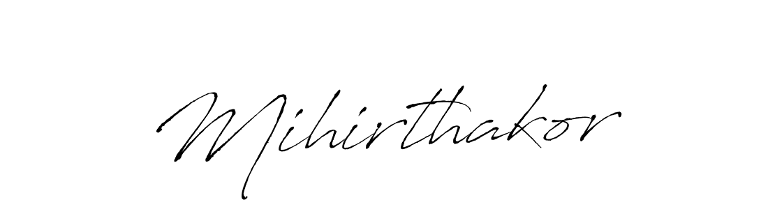 Also You can easily find your signature by using the search form. We will create Mihirthakor name handwritten signature images for you free of cost using Antro_Vectra sign style. Mihirthakor signature style 6 images and pictures png