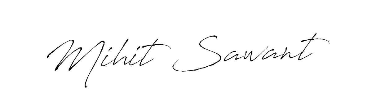 Also You can easily find your signature by using the search form. We will create Mihit Sawant name handwritten signature images for you free of cost using Antro_Vectra sign style. Mihit Sawant signature style 6 images and pictures png