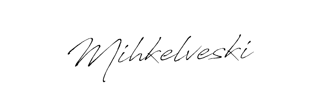 Create a beautiful signature design for name Mihkelveski. With this signature (Antro_Vectra) fonts, you can make a handwritten signature for free. Mihkelveski signature style 6 images and pictures png