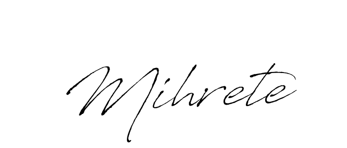 It looks lik you need a new signature style for name Mihrete. Design unique handwritten (Antro_Vectra) signature with our free signature maker in just a few clicks. Mihrete signature style 6 images and pictures png