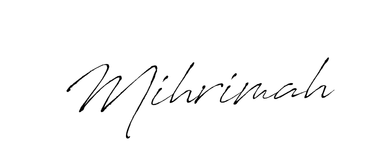 Mihrimah stylish signature style. Best Handwritten Sign (Antro_Vectra) for my name. Handwritten Signature Collection Ideas for my name Mihrimah. Mihrimah signature style 6 images and pictures png