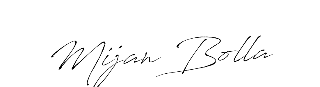 How to make Mijan Bolla signature? Antro_Vectra is a professional autograph style. Create handwritten signature for Mijan Bolla name. Mijan Bolla signature style 6 images and pictures png