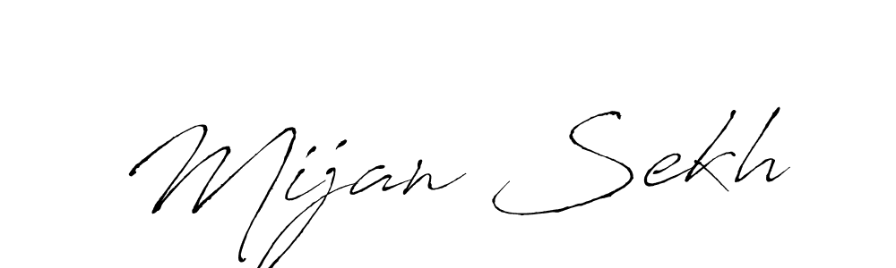Also You can easily find your signature by using the search form. We will create Mijan Sekh name handwritten signature images for you free of cost using Antro_Vectra sign style. Mijan Sekh signature style 6 images and pictures png