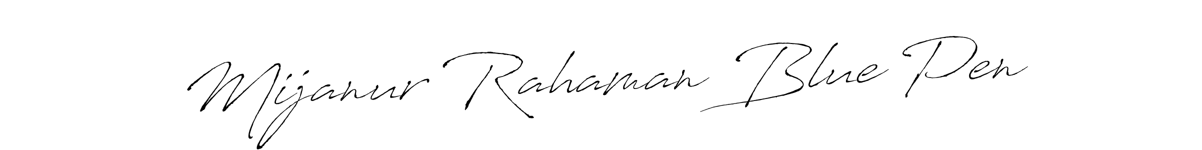 You should practise on your own different ways (Antro_Vectra) to write your name (Mijanur Rahaman Blue Pen) in signature. don't let someone else do it for you. Mijanur Rahaman Blue Pen signature style 6 images and pictures png