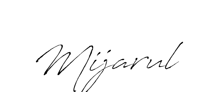 Antro_Vectra is a professional signature style that is perfect for those who want to add a touch of class to their signature. It is also a great choice for those who want to make their signature more unique. Get Mijarul name to fancy signature for free. Mijarul signature style 6 images and pictures png
