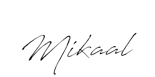 Create a beautiful signature design for name Mikaal. With this signature (Antro_Vectra) fonts, you can make a handwritten signature for free. Mikaal signature style 6 images and pictures png