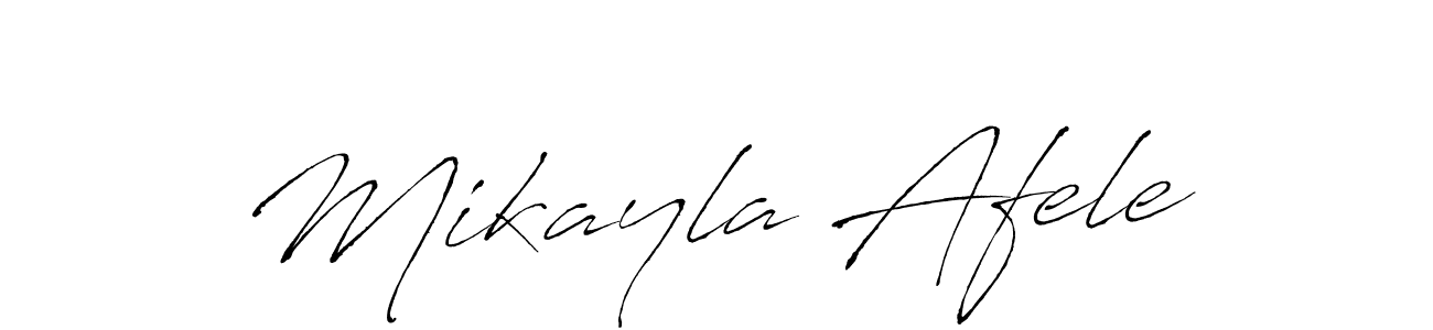 Antro_Vectra is a professional signature style that is perfect for those who want to add a touch of class to their signature. It is also a great choice for those who want to make their signature more unique. Get Mikayla Afele name to fancy signature for free. Mikayla Afele signature style 6 images and pictures png