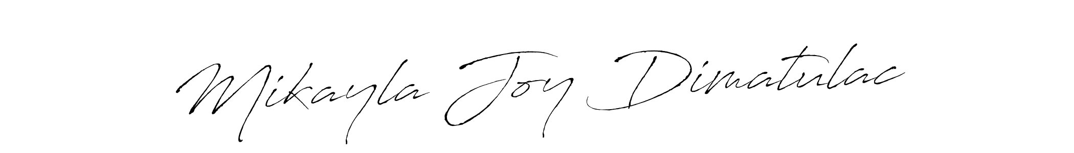 It looks lik you need a new signature style for name Mikayla Joy Dimatulac. Design unique handwritten (Antro_Vectra) signature with our free signature maker in just a few clicks. Mikayla Joy Dimatulac signature style 6 images and pictures png