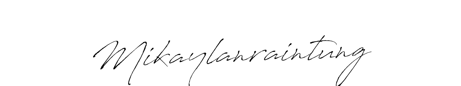 Make a beautiful signature design for name Mikaylanraintung. Use this online signature maker to create a handwritten signature for free. Mikaylanraintung signature style 6 images and pictures png