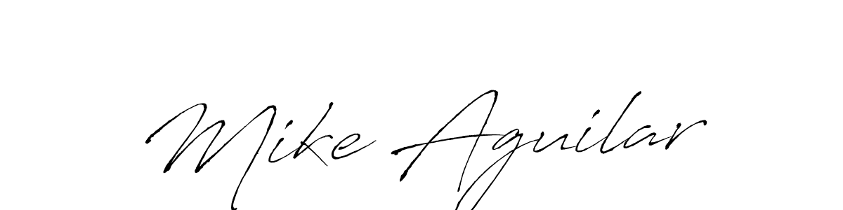 You should practise on your own different ways (Antro_Vectra) to write your name (Mike Aguilar) in signature. don't let someone else do it for you. Mike Aguilar signature style 6 images and pictures png