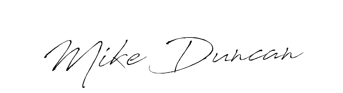 How to make Mike Duncan name signature. Use Antro_Vectra style for creating short signs online. This is the latest handwritten sign. Mike Duncan signature style 6 images and pictures png