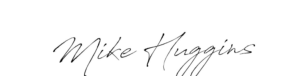 How to make Mike Huggins name signature. Use Antro_Vectra style for creating short signs online. This is the latest handwritten sign. Mike Huggins signature style 6 images and pictures png