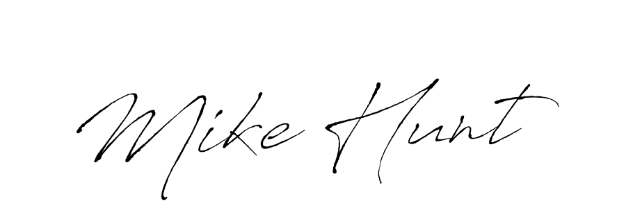 Use a signature maker to create a handwritten signature online. With this signature software, you can design (Antro_Vectra) your own signature for name Mike Hunt. Mike Hunt signature style 6 images and pictures png