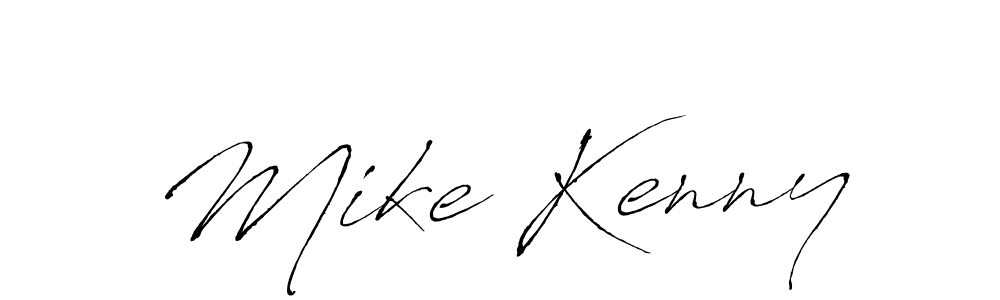 Create a beautiful signature design for name Mike Kenny. With this signature (Antro_Vectra) fonts, you can make a handwritten signature for free. Mike Kenny signature style 6 images and pictures png