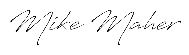 Best and Professional Signature Style for Mike Maher. Antro_Vectra Best Signature Style Collection. Mike Maher signature style 6 images and pictures png