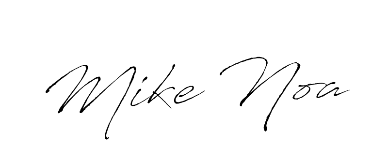 Mike Noa stylish signature style. Best Handwritten Sign (Antro_Vectra) for my name. Handwritten Signature Collection Ideas for my name Mike Noa. Mike Noa signature style 6 images and pictures png