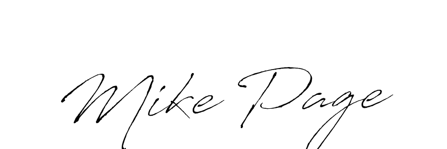 How to make Mike Page name signature. Use Antro_Vectra style for creating short signs online. This is the latest handwritten sign. Mike Page signature style 6 images and pictures png