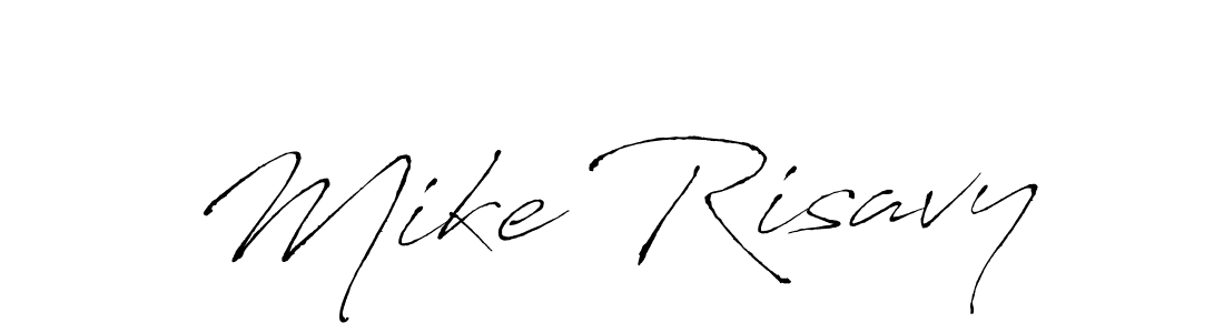 Mike Risavy stylish signature style. Best Handwritten Sign (Antro_Vectra) for my name. Handwritten Signature Collection Ideas for my name Mike Risavy. Mike Risavy signature style 6 images and pictures png