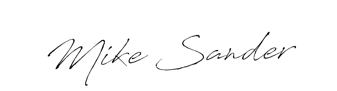 Antro_Vectra is a professional signature style that is perfect for those who want to add a touch of class to their signature. It is also a great choice for those who want to make their signature more unique. Get Mike Sander name to fancy signature for free. Mike Sander signature style 6 images and pictures png