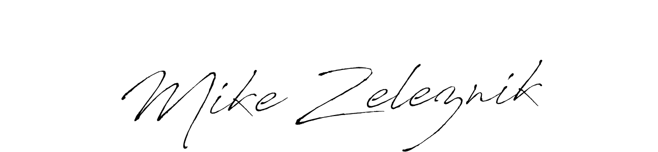 Also we have Mike Zeleznik name is the best signature style. Create professional handwritten signature collection using Antro_Vectra autograph style. Mike Zeleznik signature style 6 images and pictures png