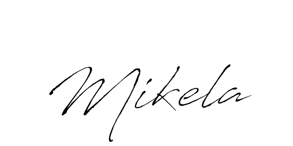 Make a beautiful signature design for name Mikela. Use this online signature maker to create a handwritten signature for free. Mikela signature style 6 images and pictures png