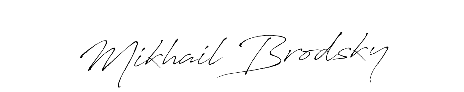 Make a beautiful signature design for name Mikhail Brodsky. Use this online signature maker to create a handwritten signature for free. Mikhail Brodsky signature style 6 images and pictures png