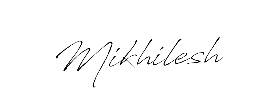 This is the best signature style for the Mikhilesh name. Also you like these signature font (Antro_Vectra). Mix name signature. Mikhilesh signature style 6 images and pictures png