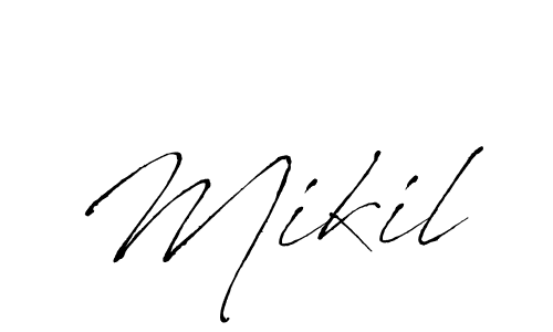 Make a beautiful signature design for name Mikil. Use this online signature maker to create a handwritten signature for free. Mikil signature style 6 images and pictures png