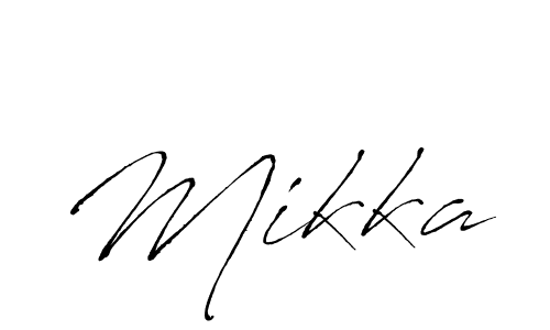 The best way (Antro_Vectra) to make a short signature is to pick only two or three words in your name. The name Mikka include a total of six letters. For converting this name. Mikka signature style 6 images and pictures png