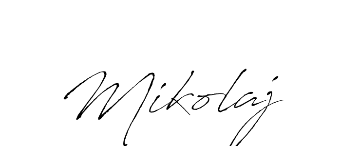 Mikolaj stylish signature style. Best Handwritten Sign (Antro_Vectra) for my name. Handwritten Signature Collection Ideas for my name Mikolaj. Mikolaj signature style 6 images and pictures png