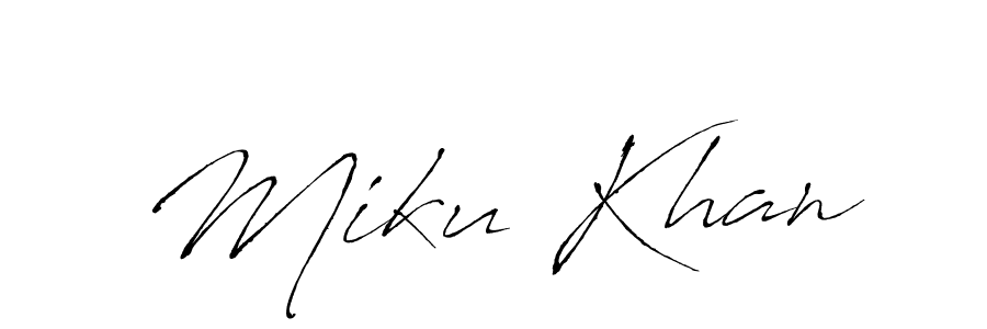 You can use this online signature creator to create a handwritten signature for the name Miku Khan. This is the best online autograph maker. Miku Khan signature style 6 images and pictures png