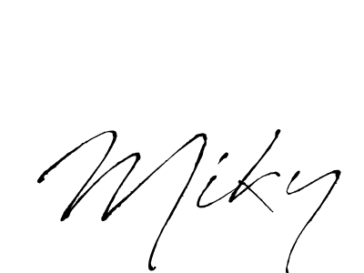 Similarly Antro_Vectra is the best handwritten signature design. Signature creator online .You can use it as an online autograph creator for name Miky. Miky signature style 6 images and pictures png