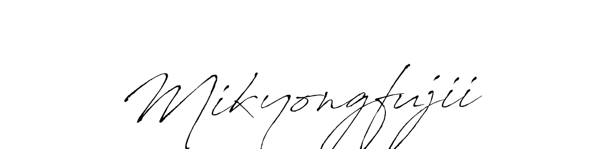 Make a beautiful signature design for name Mikyongfujii. Use this online signature maker to create a handwritten signature for free. Mikyongfujii signature style 6 images and pictures png