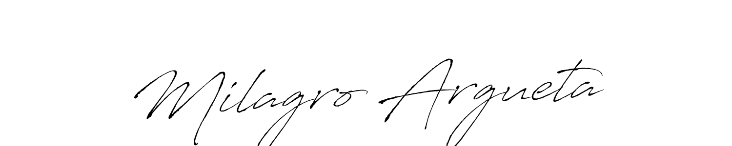 This is the best signature style for the Milagro Argueta name. Also you like these signature font (Antro_Vectra). Mix name signature. Milagro Argueta signature style 6 images and pictures png