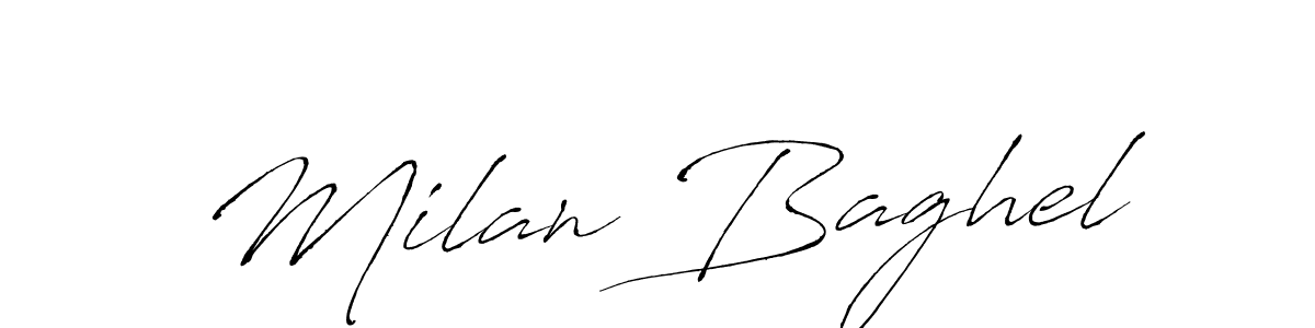 Use a signature maker to create a handwritten signature online. With this signature software, you can design (Antro_Vectra) your own signature for name Milan Baghel. Milan Baghel signature style 6 images and pictures png