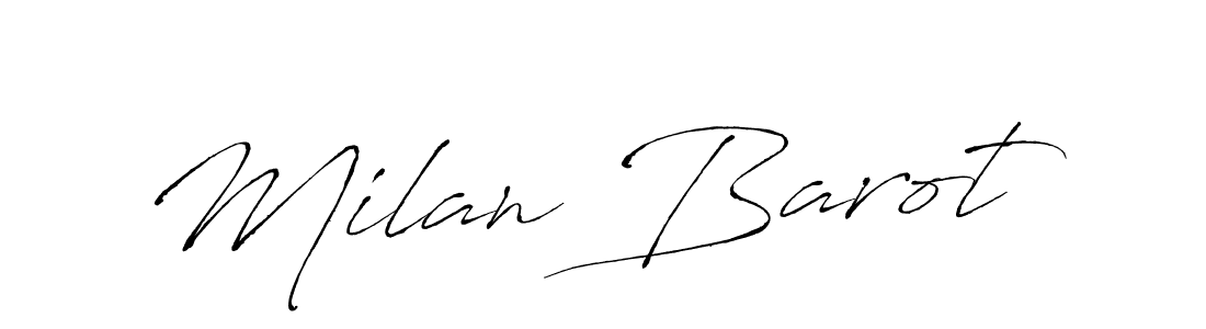 The best way (Antro_Vectra) to make a short signature is to pick only two or three words in your name. The name Milan Barot include a total of six letters. For converting this name. Milan Barot signature style 6 images and pictures png