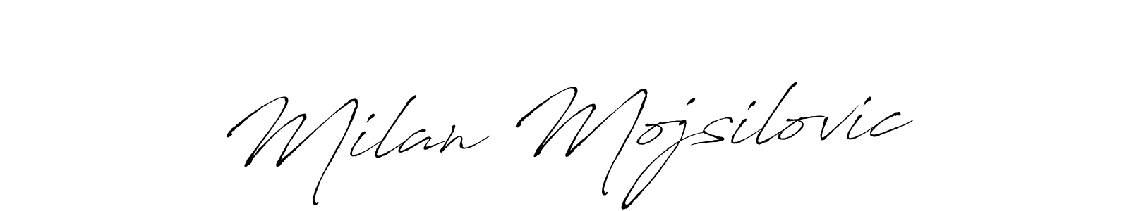It looks lik you need a new signature style for name Milan Mojsilovic. Design unique handwritten (Antro_Vectra) signature with our free signature maker in just a few clicks. Milan Mojsilovic signature style 6 images and pictures png
