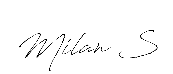 Here are the top 10 professional signature styles for the name Milan S. These are the best autograph styles you can use for your name. Milan S signature style 6 images and pictures png