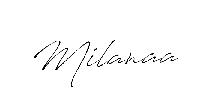 Also You can easily find your signature by using the search form. We will create Milanaa name handwritten signature images for you free of cost using Antro_Vectra sign style. Milanaa signature style 6 images and pictures png