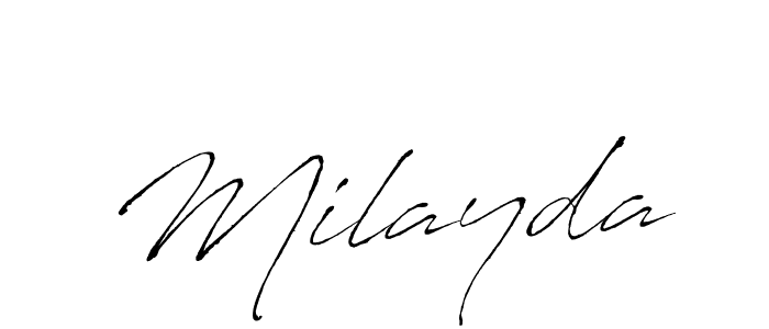 It looks lik you need a new signature style for name Milayda. Design unique handwritten (Antro_Vectra) signature with our free signature maker in just a few clicks. Milayda signature style 6 images and pictures png