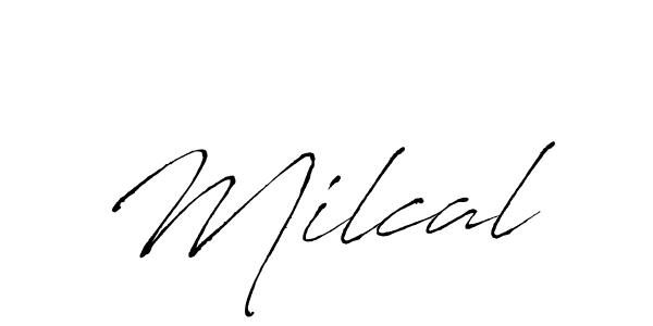 How to make Milcal name signature. Use Antro_Vectra style for creating short signs online. This is the latest handwritten sign. Milcal signature style 6 images and pictures png