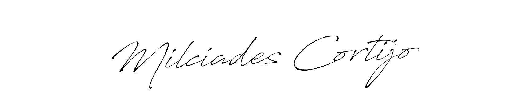 Similarly Antro_Vectra is the best handwritten signature design. Signature creator online .You can use it as an online autograph creator for name Milciades Cortijo. Milciades Cortijo signature style 6 images and pictures png
