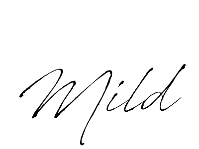 Use a signature maker to create a handwritten signature online. With this signature software, you can design (Antro_Vectra) your own signature for name Mild. Mild signature style 6 images and pictures png