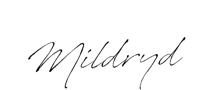 Mildryd stylish signature style. Best Handwritten Sign (Antro_Vectra) for my name. Handwritten Signature Collection Ideas for my name Mildryd. Mildryd signature style 6 images and pictures png