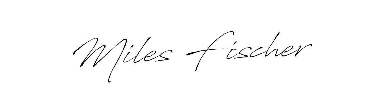 You should practise on your own different ways (Antro_Vectra) to write your name (Miles Fischer) in signature. don't let someone else do it for you. Miles Fischer signature style 6 images and pictures png