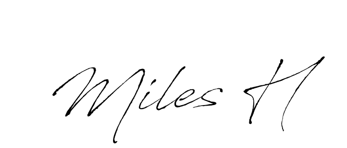 Here are the top 10 professional signature styles for the name Miles H. These are the best autograph styles you can use for your name. Miles H signature style 6 images and pictures png
