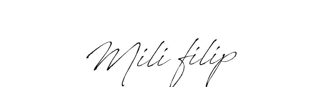 See photos of MiliĆfilip official signature by Spectra . Check more albums & portfolios. Read reviews & check more about Antro_Vectra font. MiliĆfilip signature style 6 images and pictures png